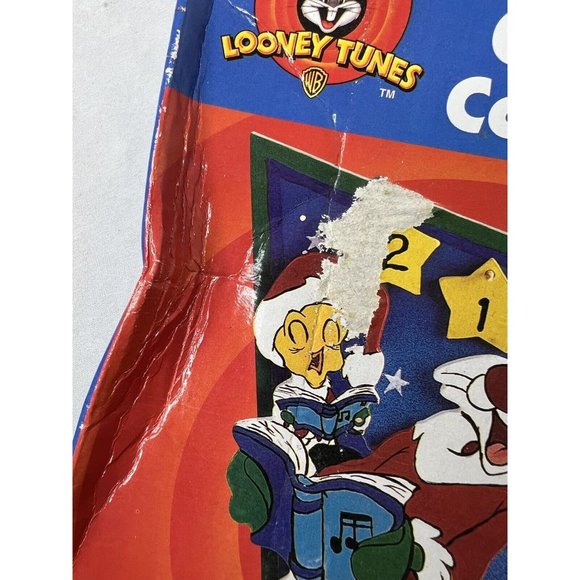 2001 Looney Tunes Tweety & Sylvester Wooden Christmas Countdown Advent Calendar - Picture 12 of 14
